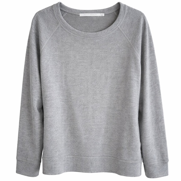 Merritt Charles Tops - Merritt Charles Soft Gray Lightweight Pullover Sweater Top Cotton Blend Sz S